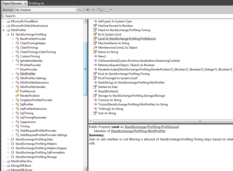 visualstudio 2010-objectbrowser