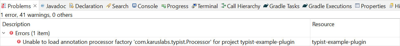 Eclipse complaining about trying to load an annotation processor