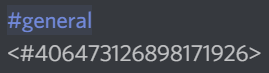 Discord Channel ID example
