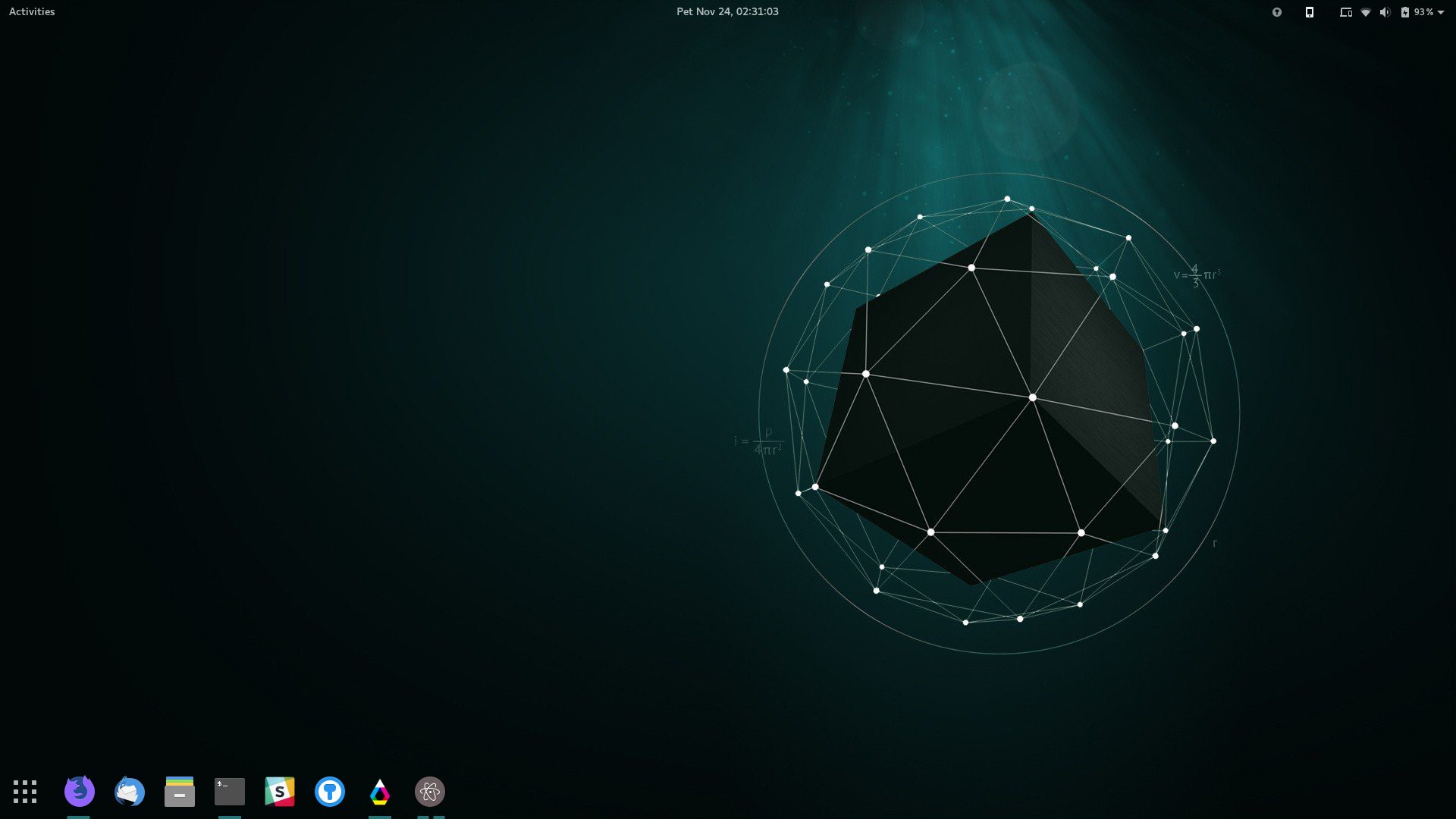 clean desktop