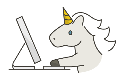 It's a unicorn coding