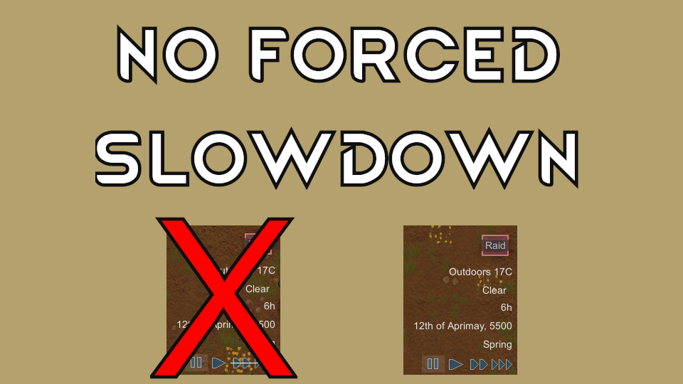 No Forced Slowdown