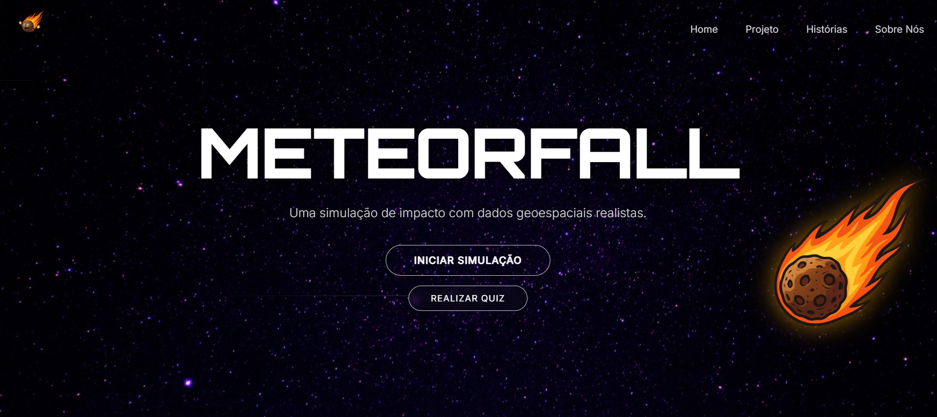 MeteorFall Project Demo
