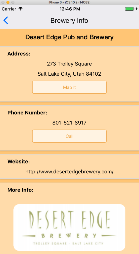 Individual Brewery/Pub Info