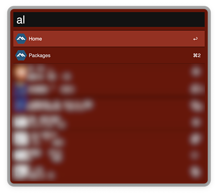 Alpine Linux workflow screenshot.