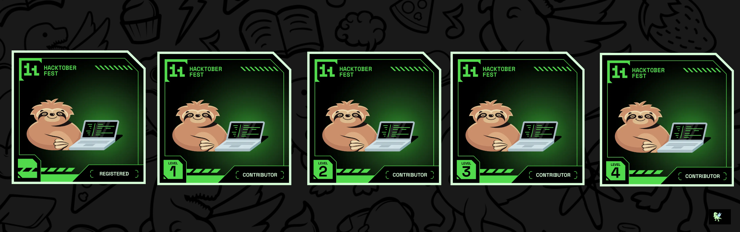 An image of @lakshita10341's Holopin badges, which is a link to view their full Holopin profile