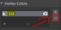 Delete all vertex coolors