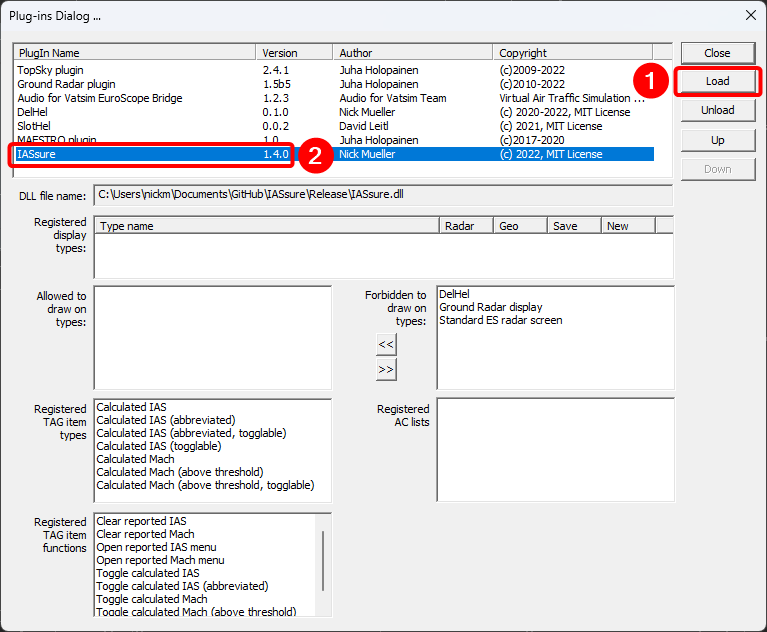 Load plugin