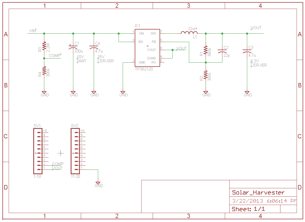 Solar Harvester Schematic