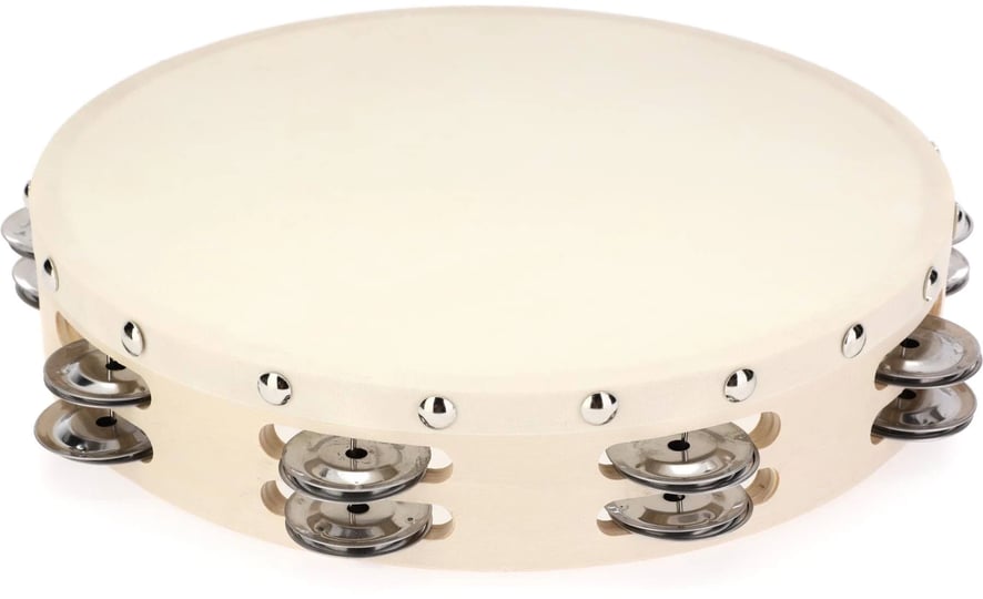 cardinal-percussion-10-tambourine-with-head-double-row-1