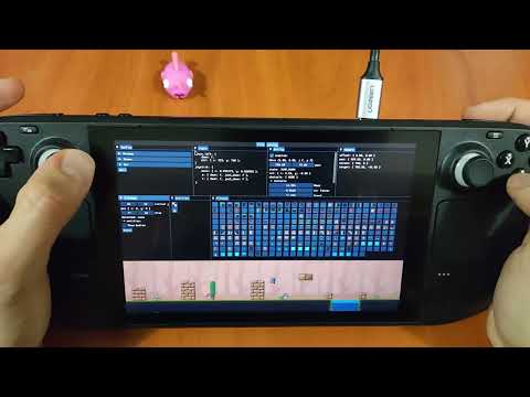 ncJump running on the Steam Deck