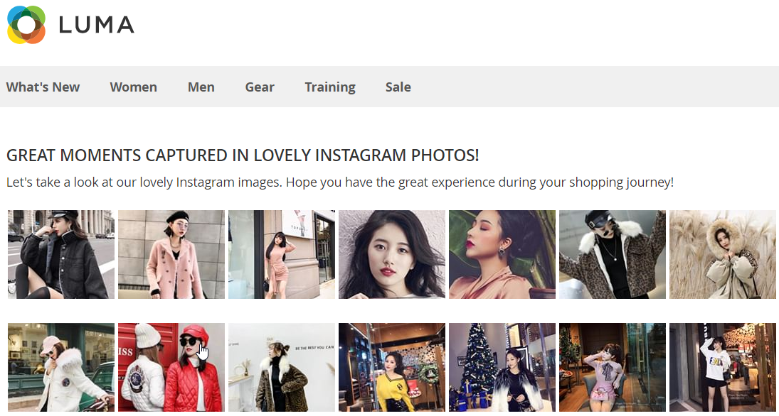 Magento 2 Instagram Feed Widget