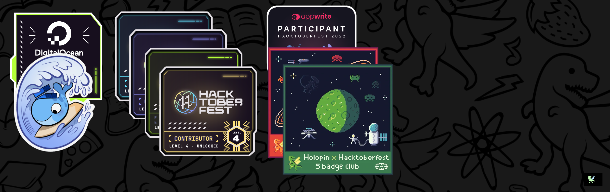 @sdwheeler's Holopin board