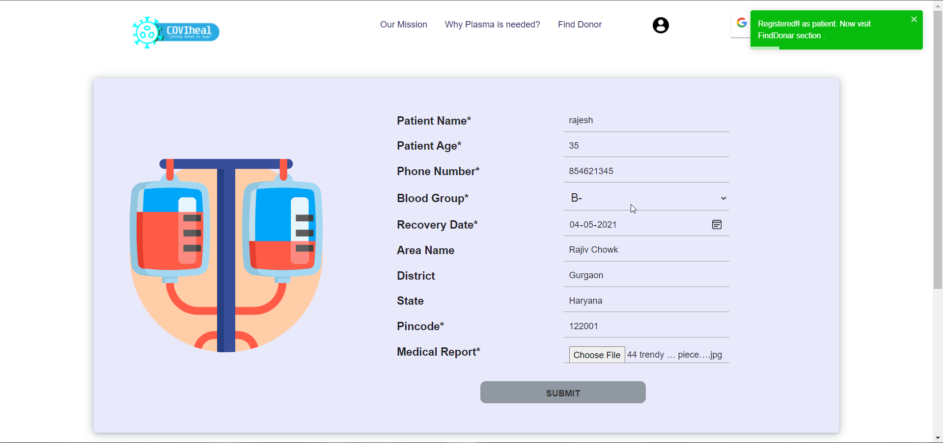 DonorForm