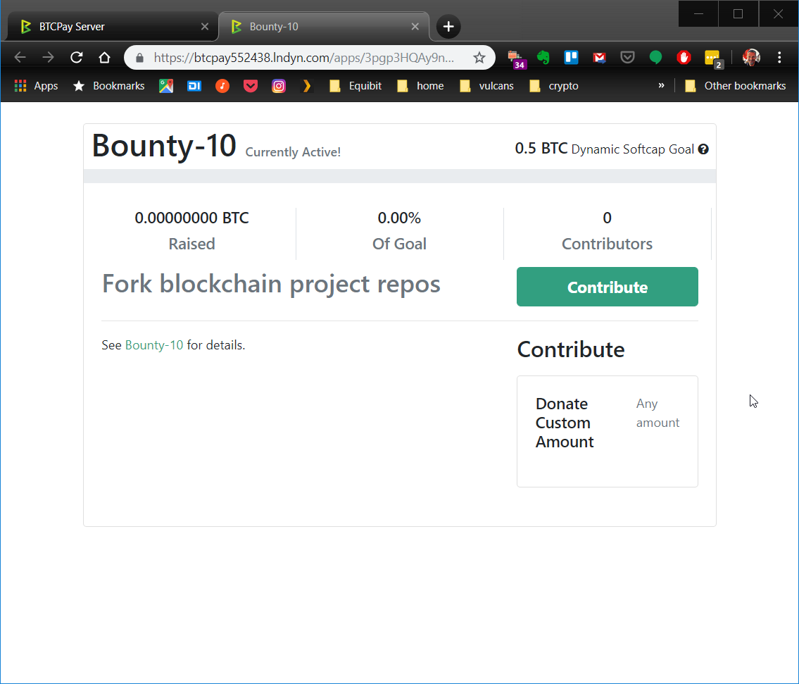sample bounty page