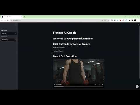 Fitness AI Coach Gameplay Demo