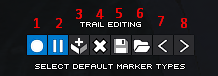 trail editing buttons