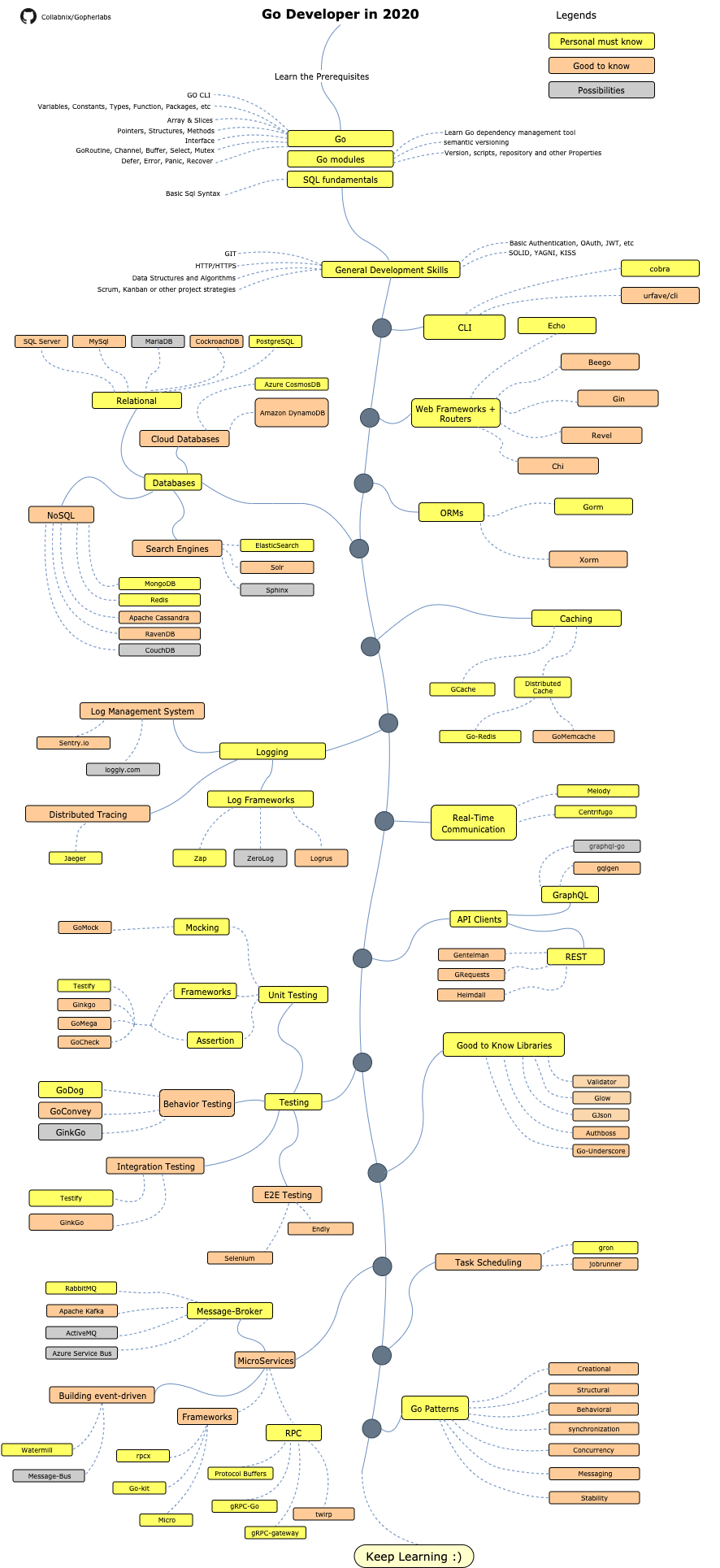 roadmap for golang 2020