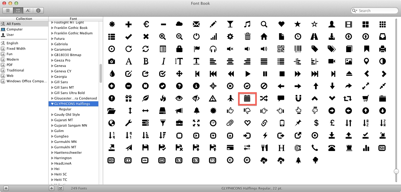 glyphicons