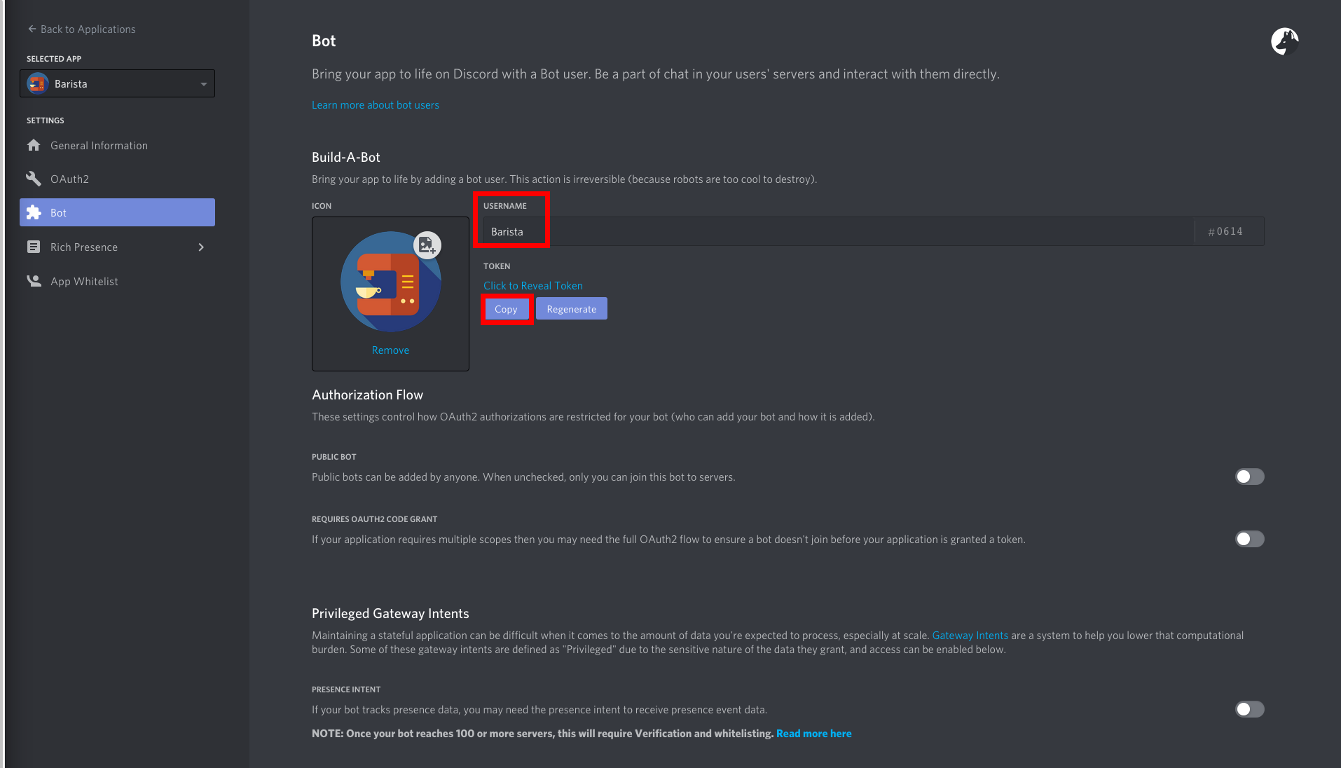 Discord Developer Bot Application