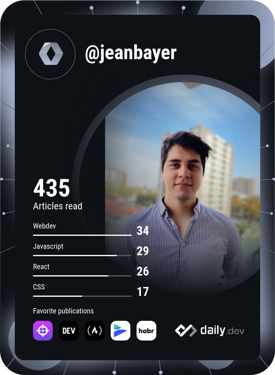 Jhan Bayer's Dev Card