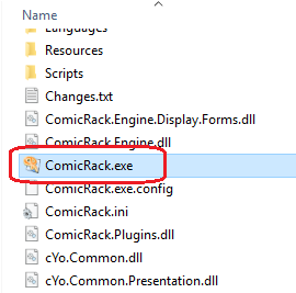 Image of ComicRack.exe