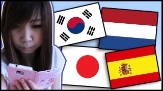 Language Apps #2  Korean, Dutch, Japanese & Spanish 