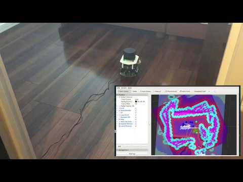 ROS 2 Navigation with RasPi Mouse and RPLiDAR A1M8