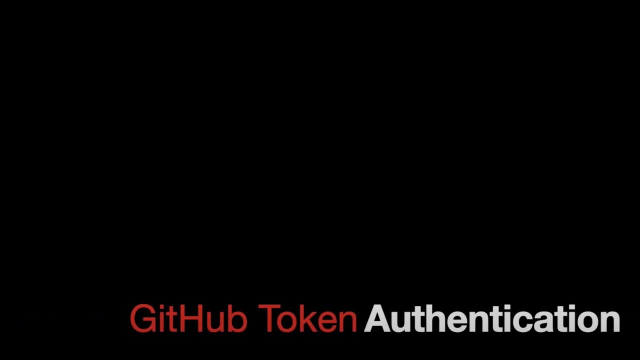 Using a Personal Access Token with GitHub