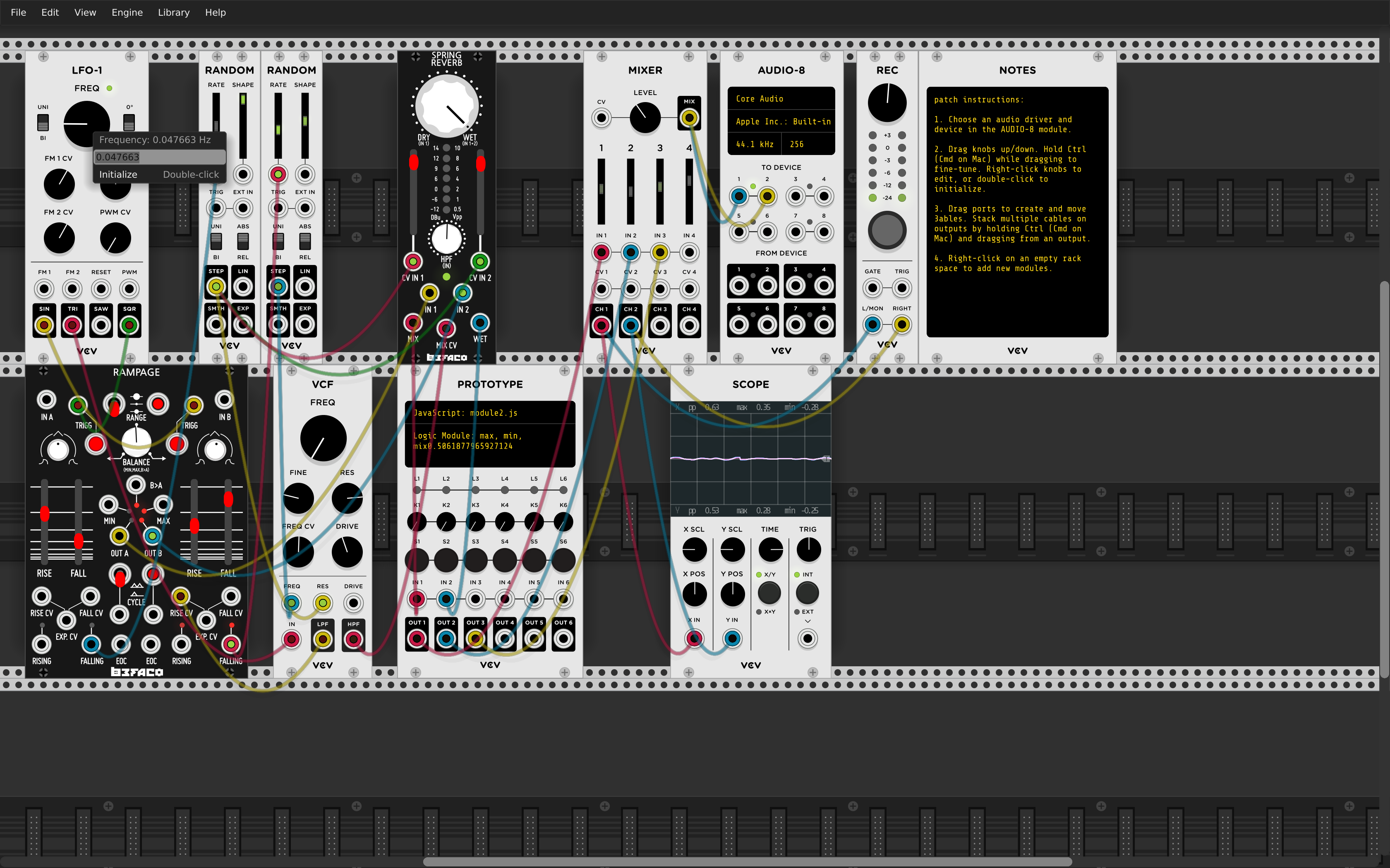 LFO-1 Frequency