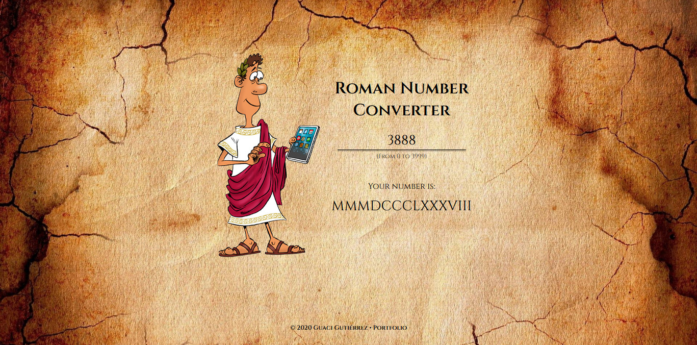 Roman Number Converter