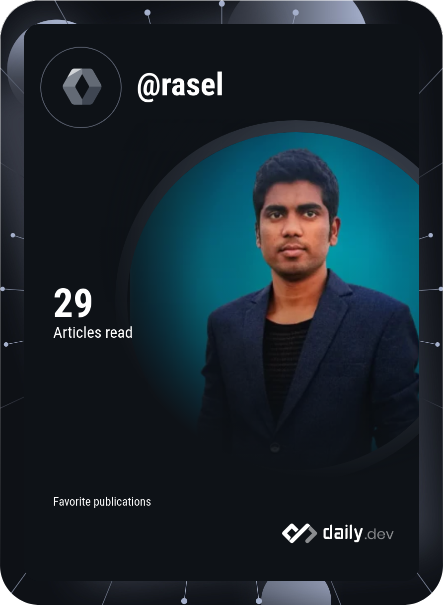 Rasel's Dev Card