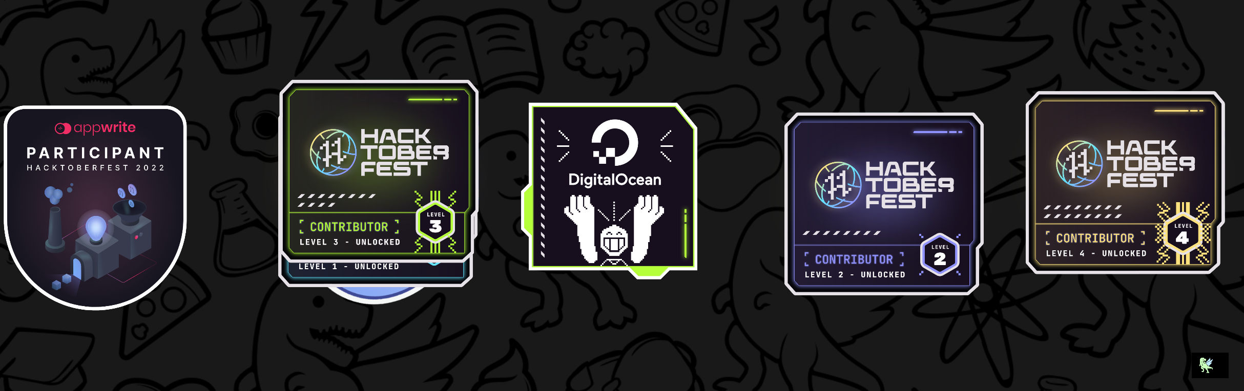 An image of @abinash185's Holopin badges, which is a link to view their full Holopin profile