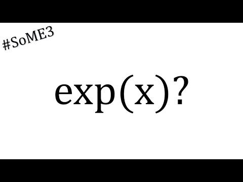 exp(x) explained