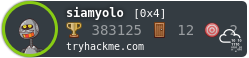 https://tryhackme.com/p/siamyolo