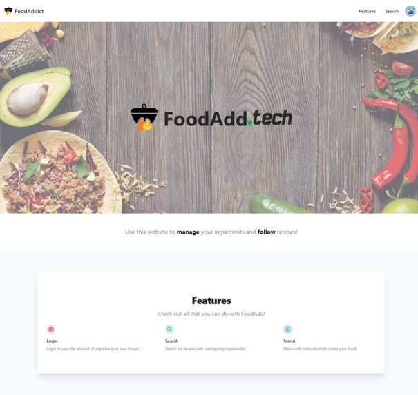 Main page of foodaddtech