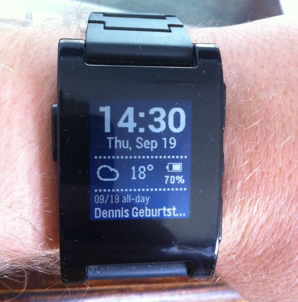 SmartStatus watchapp