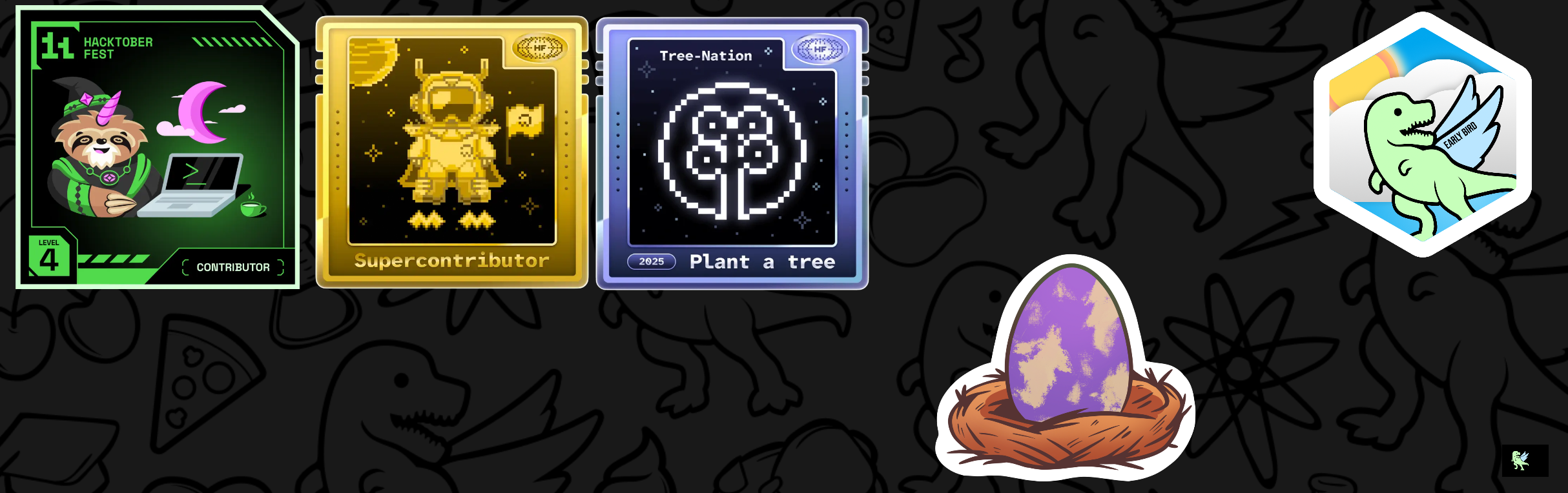 An image of @bdadmehr0's Holopin badges, which is a link to view their full Holopin profile