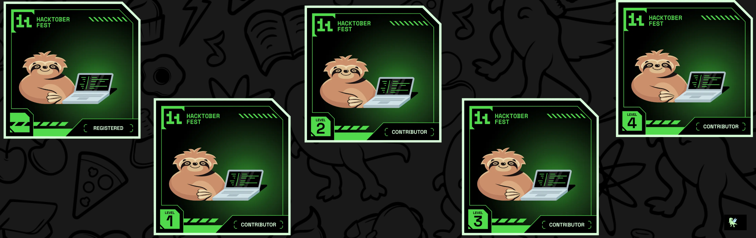 An image of @vinayyy19's Holopin badges, which is a link to view their full Holopin profile