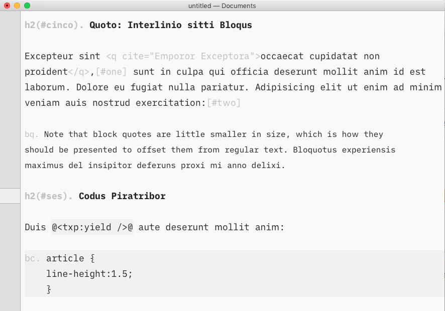 tWriter quotes and code