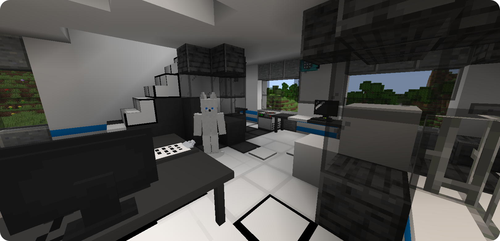 A laboratory in the Changed:MC mod.