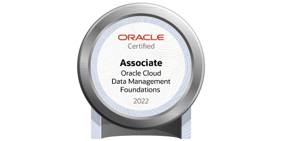 Oracle Cloud Data Management 2022 Foundations Certified Associate