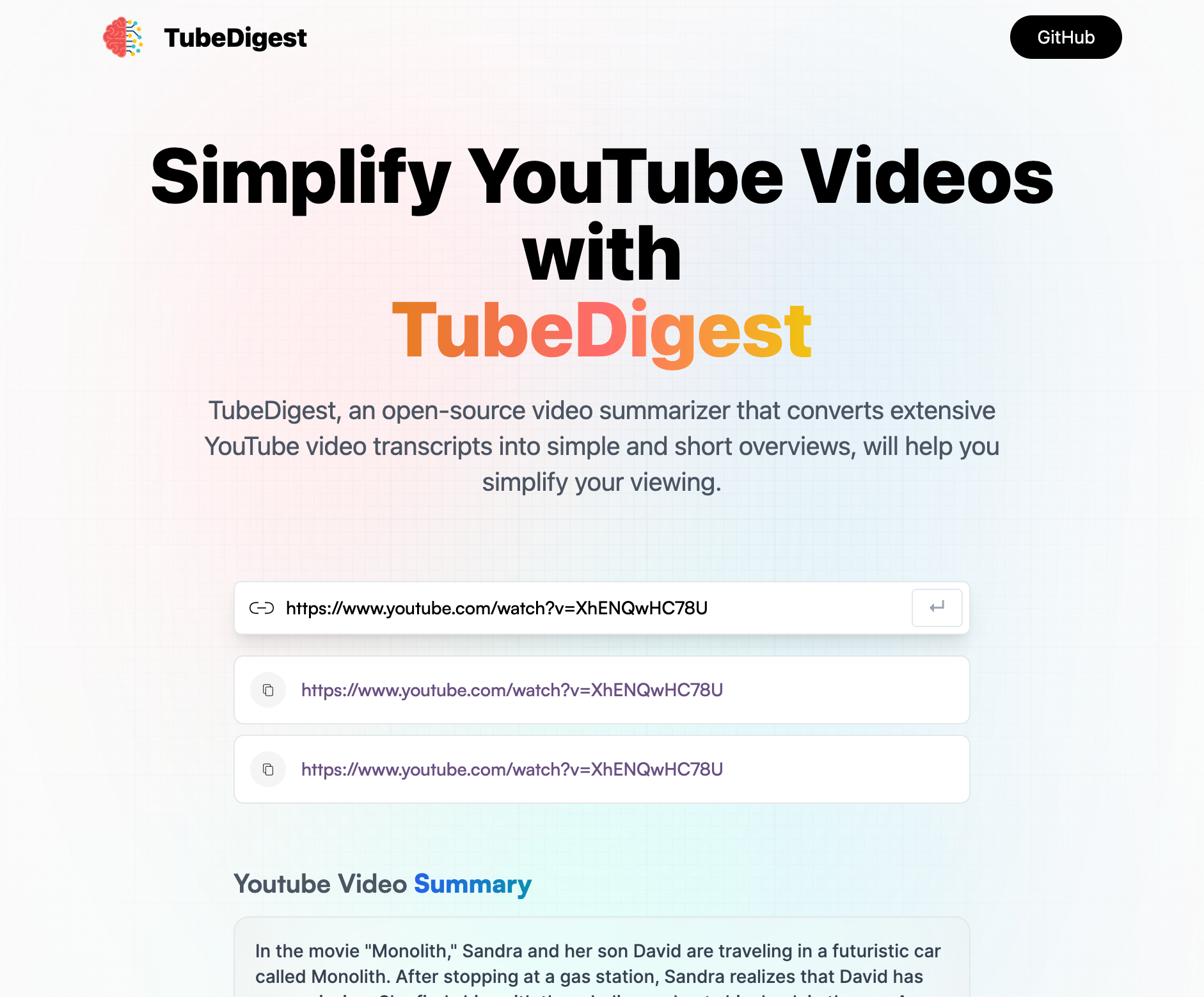 TubeDigest Banner