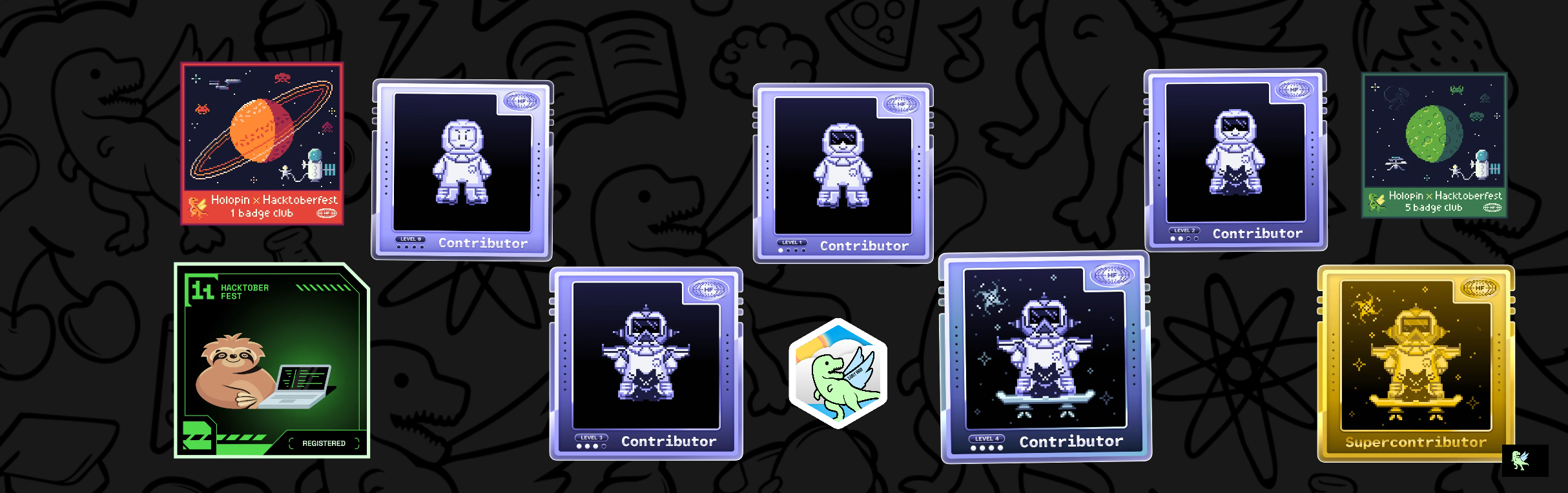 An image of @abhinavgarg05's Holopin badges, which is a link to view their full Holopin profile