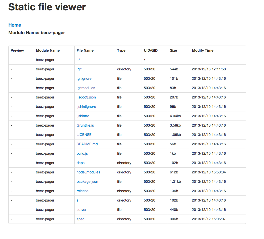 static viewer