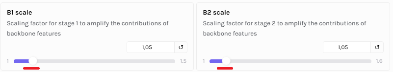 Adjust B1 and B2