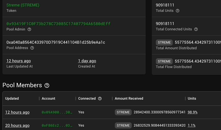 Streme Staking Rewards