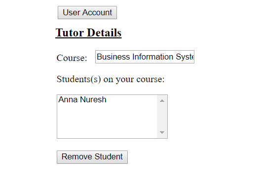 Tutor Details