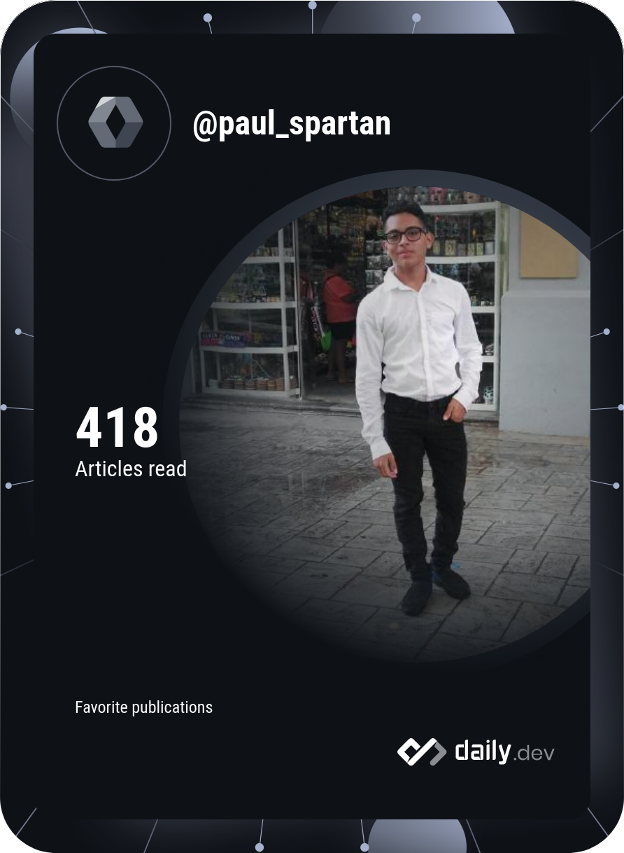 Paul Mena's Dev Card