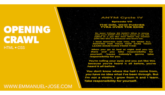 Opening Crawl. Click to visit.